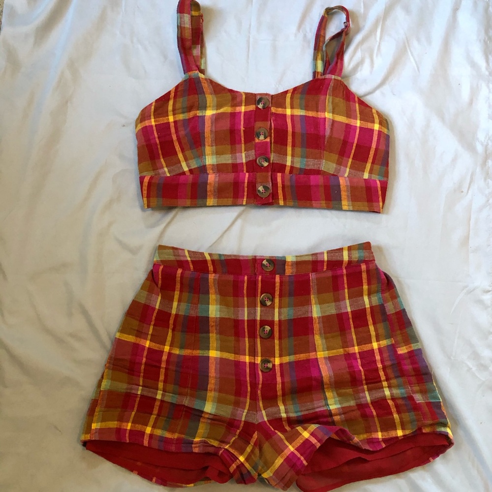 Crop top set
